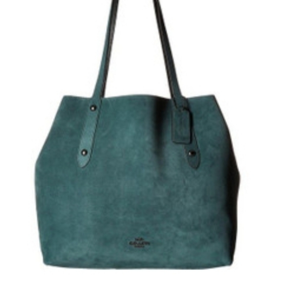 Coach suede reversible Market tote large
